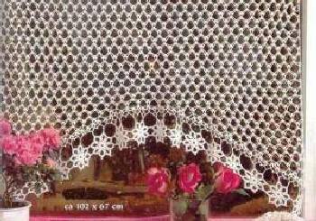 Выкройка вязанной занавески. Выкройка вязанной занавески.