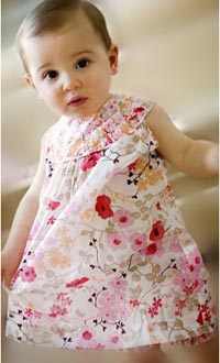 Выкройка детского платья для девочки.