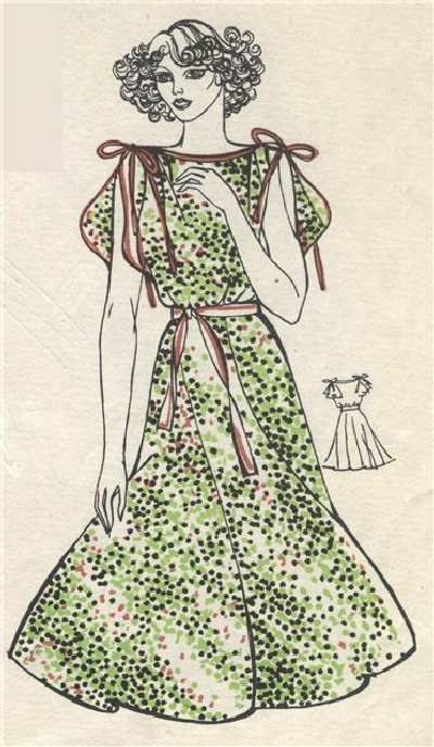 Шелковое платье. Выкройка. Шелковое платье. Выкройка.