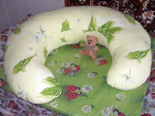 Выкройка подушки малышу для кормпления