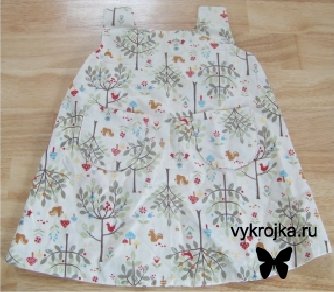 Выкройка сарафана для девочки. Выкройка сарафана для девочки.