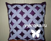 Выкройка декоративной подушки Выкройка декоративной подушки