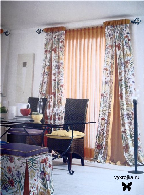 Выкройка штор