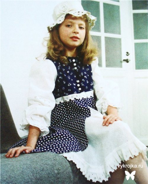 Выкройка платья для девочки