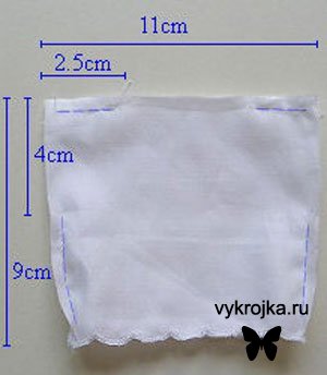 Выкройка куклы