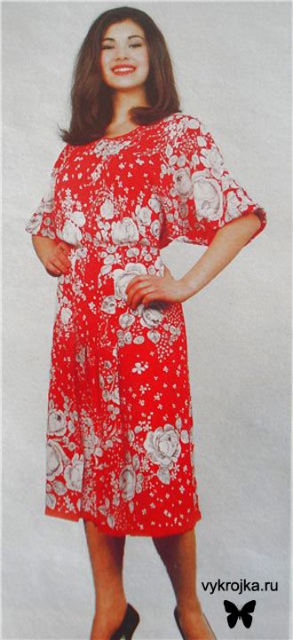 Выкройка домашнее платье Выкройка домашнее платье