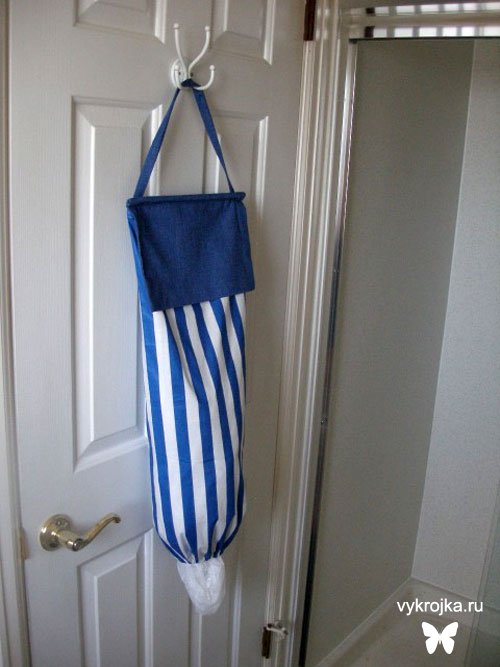 Выкройка мешка для хранения пакетов Выкройка мешка для хранения пакетов