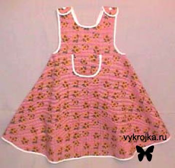 Выкройка сарафана для девочки Выкройка сарафана для девочки