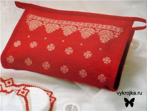 Выкройка косметичнки