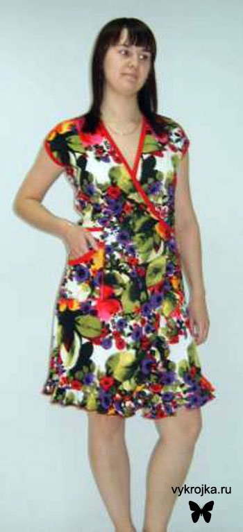 Выкройка летнего халата