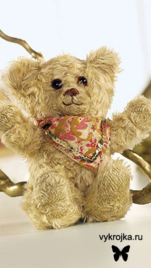 Выкройка игрушки Плюшевый медвежонок