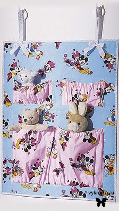 Выкройка настенное панно для игрушек