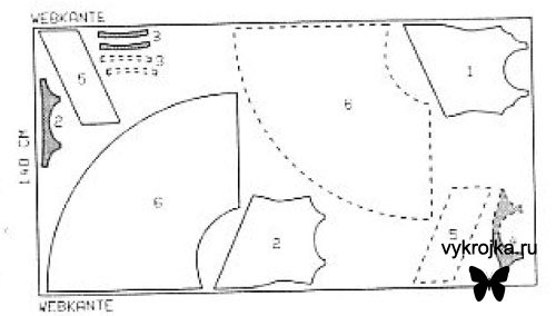 Выкройка атласного платья
