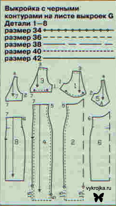 Выкройка платье-тюльпан из шифона Выкройка платье-тюльпан из шифона