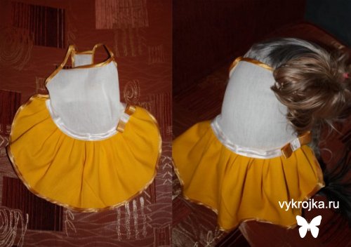 Выкройка платья для собаки