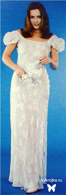 Выкройка платья летнего из струящейся ткани Выкройка платья летнего из струящейся ткани