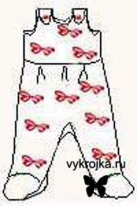 Выкройка ползунков Выкройка ползунков