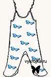 Выкройка ползунков Выкройка ползунков