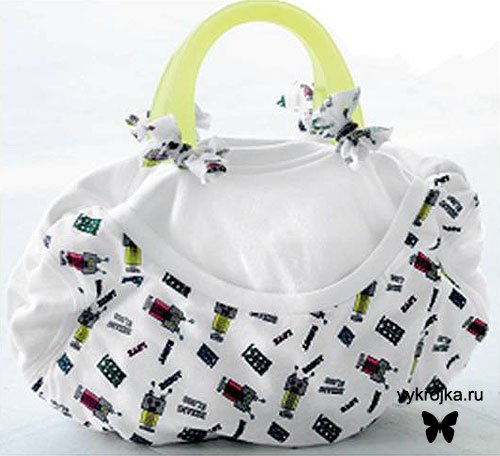 Сумка из пуловера и топа