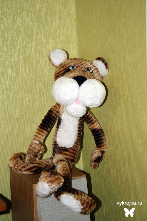 Выкройка игрушки Тигруля