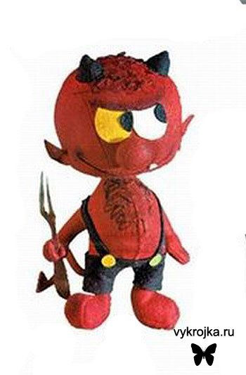 Мягкая игрушка Чертенок