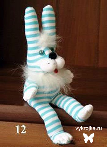 Заяц из носков Заяц из носков