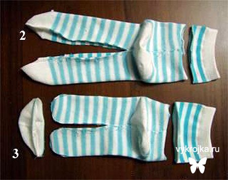 Заяц из носков Заяц из носков