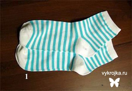 Заяц из носков Заяц из носков