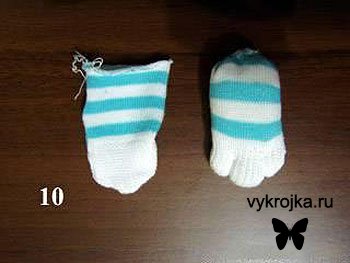 Заяц из носков Заяц из носков