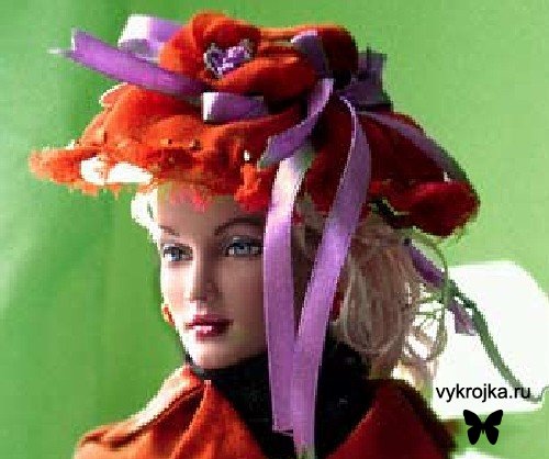 Шляпка для куклы Барби Шляпка для куклы Барби